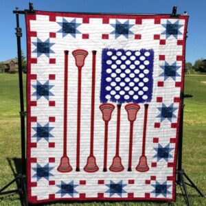 Lacrosse Americasgame Quilt Blanket Vq06  Quilt